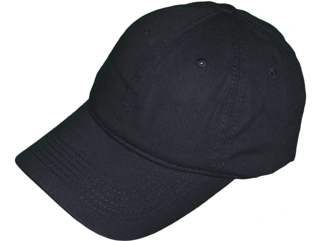 Black Low Profile Baseball Cap