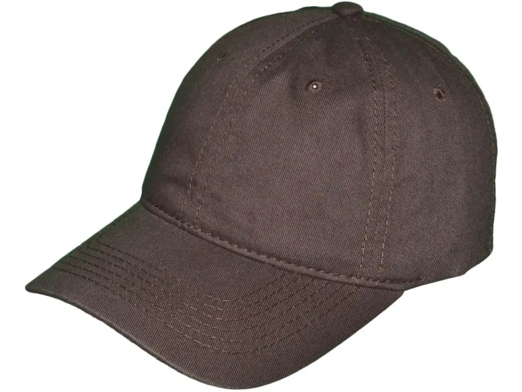 Brown Low Profile Baseball Cap