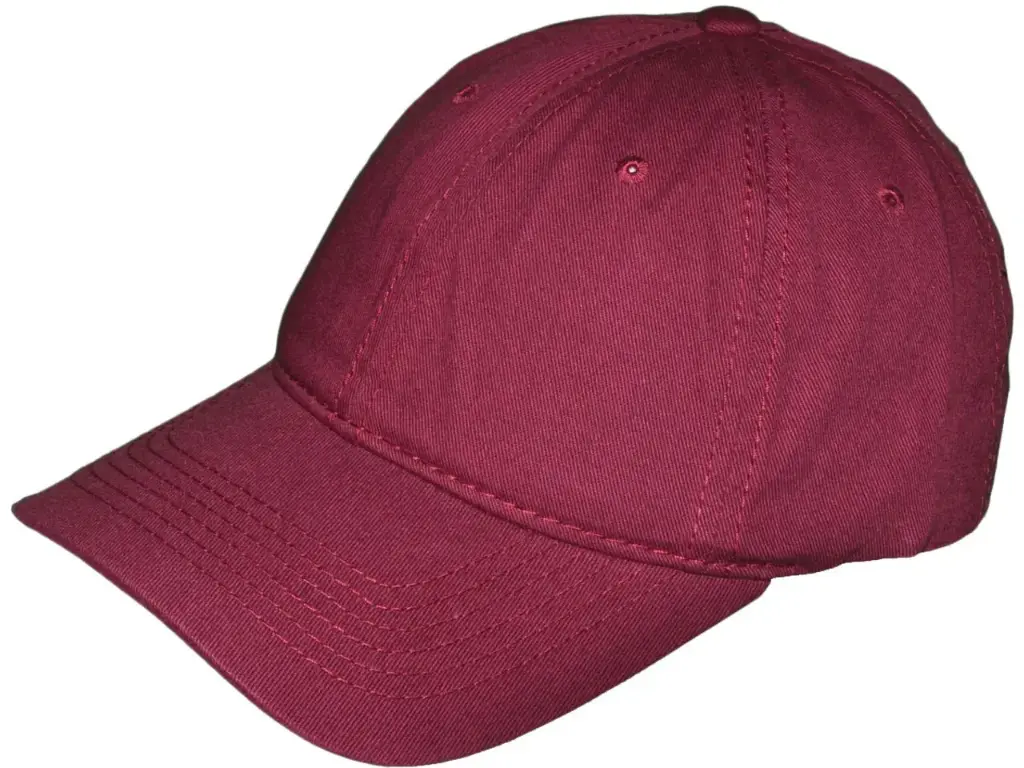 Burgandy Low Profile Baseball Cap