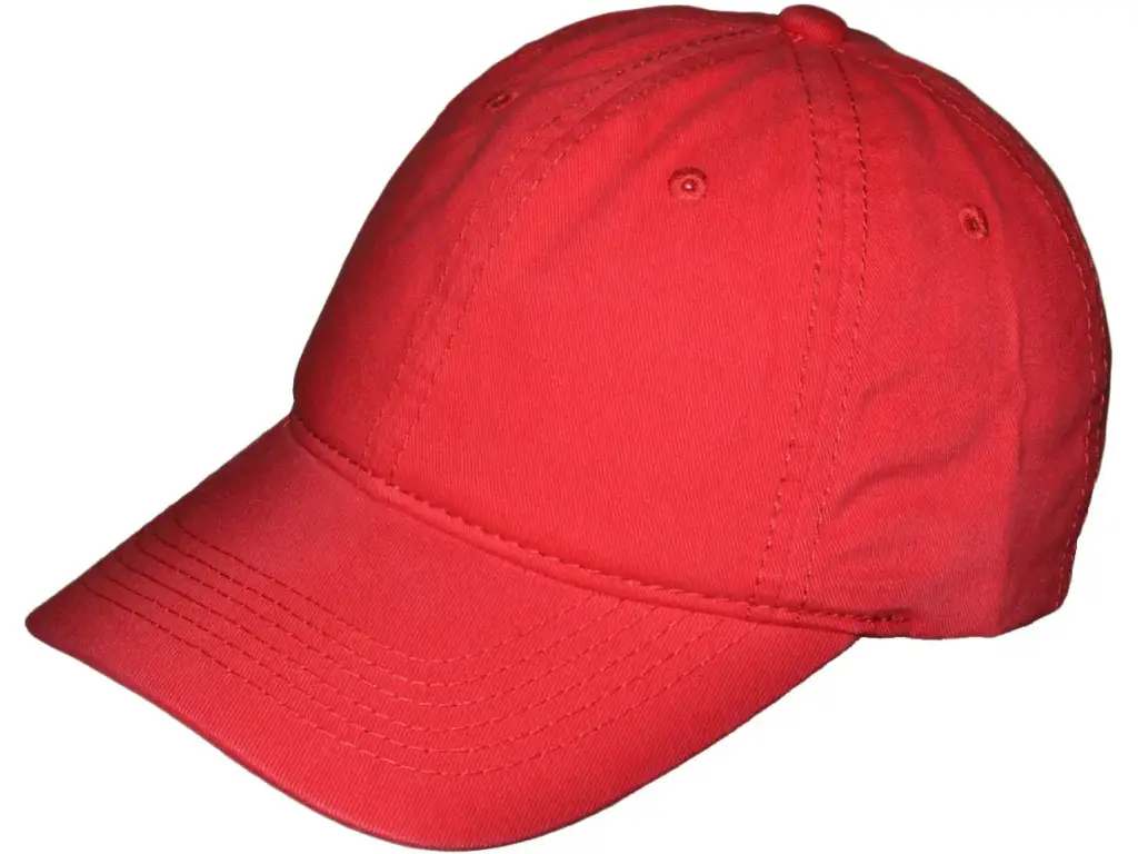 Red Low Profile Baseball Cap