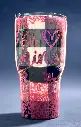 💕 30 oz Stainless Steel Tumbler – “Be Mine” Plaid & Pink Design