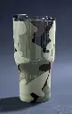 🪖 20 oz Stainless Steel Tumbler – Hand-Painted Camo Design