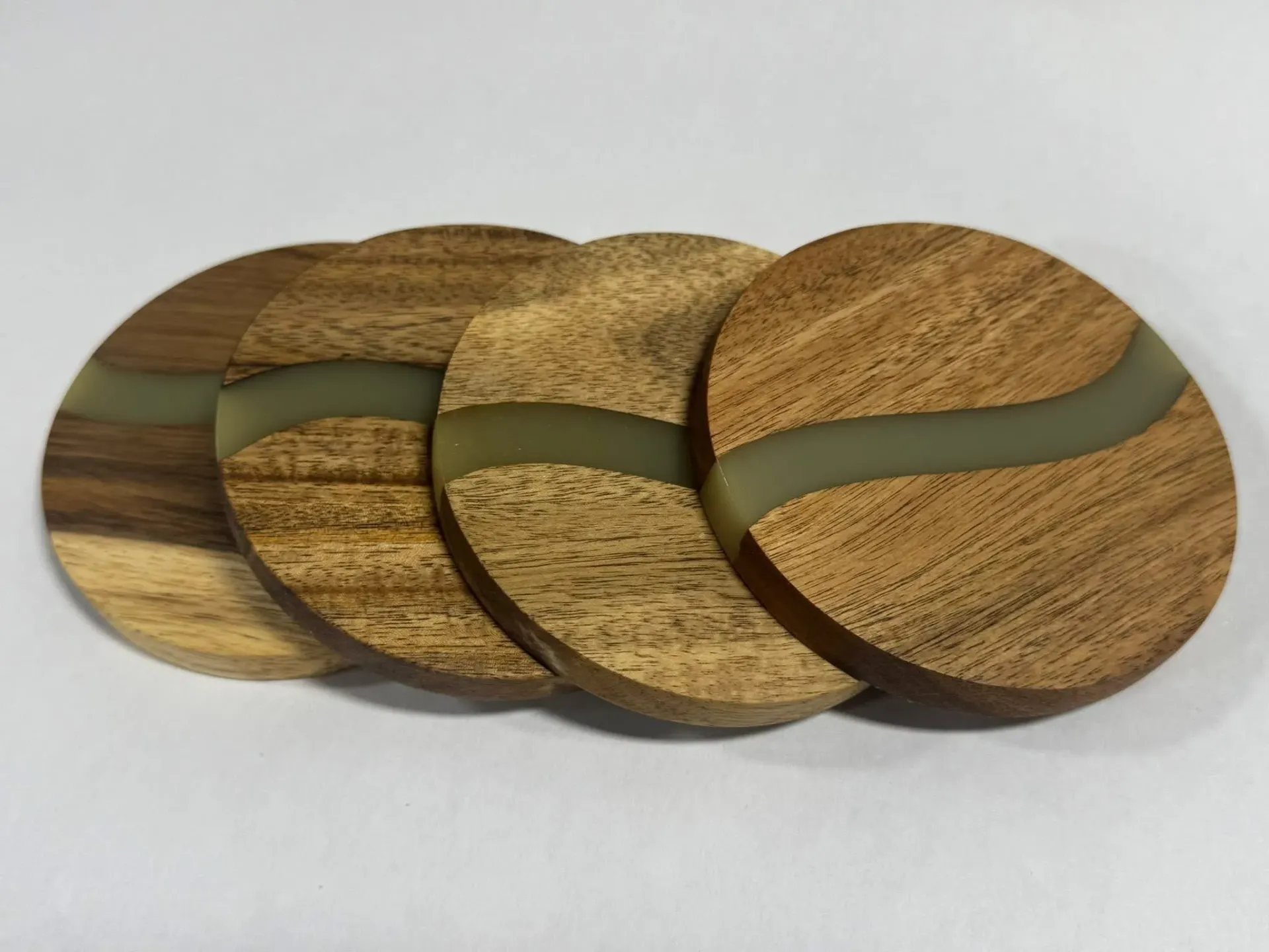 Wood/Epoxy Coaster - Circle
