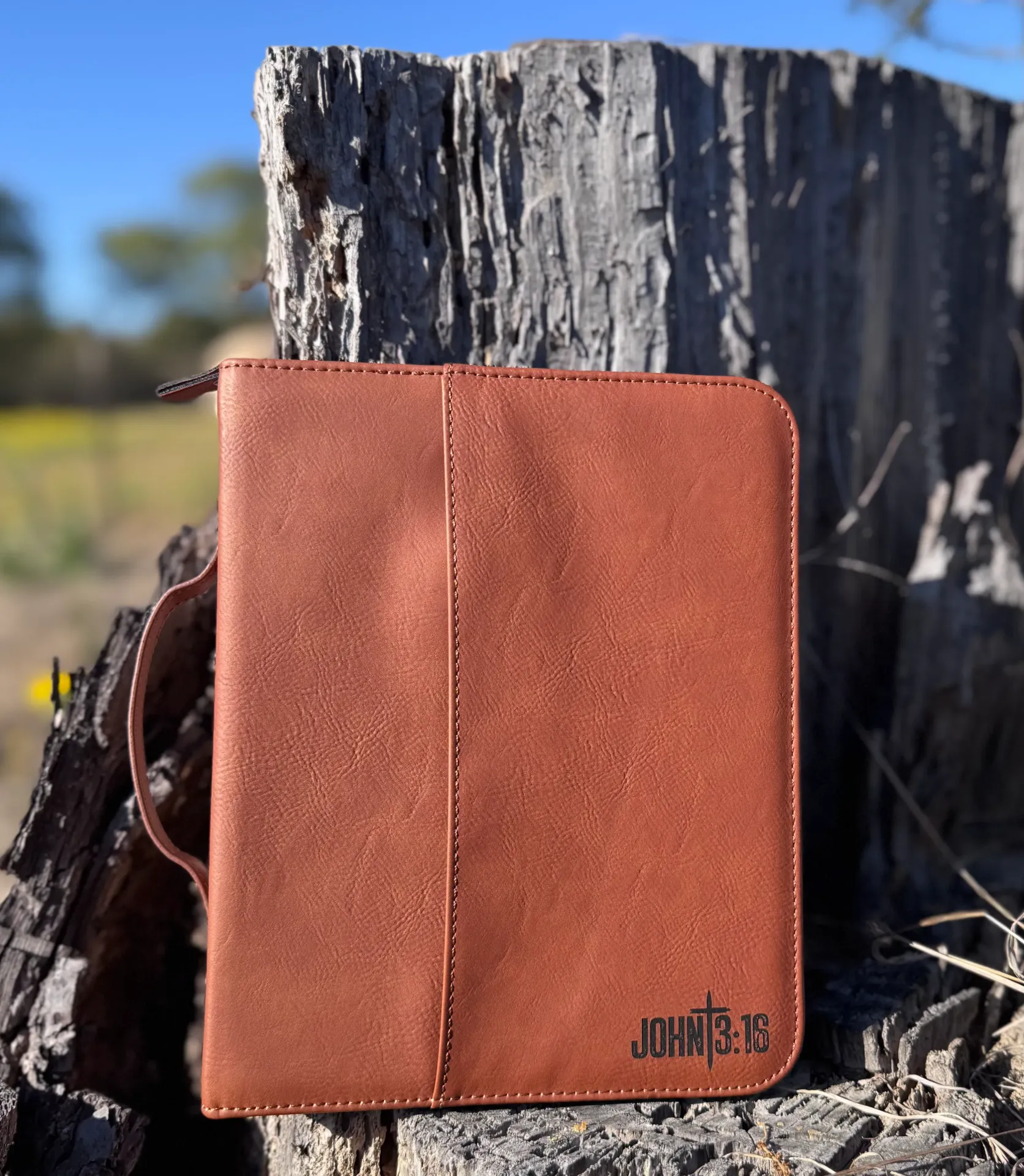 BIBLE COVER CHESTNUT