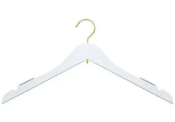 [20117RH] Wooden Coat Hanger (White)