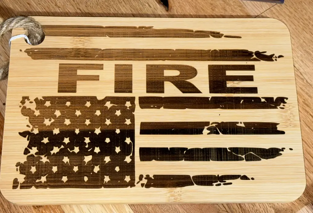 Fire Bamboo Cutting Board