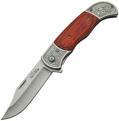 [CN300386WD] Linerlock Pakkawood A/O Knife